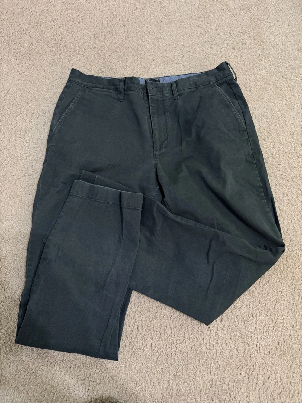 J.Crew 770 Straight Fit Stretch Chino Pants Faded Black 32x30